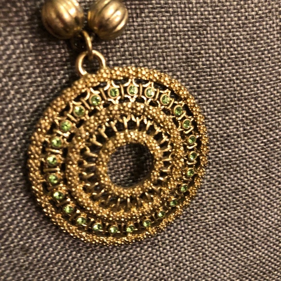 Women’s Necklace Turquoise, Gold and Green Colors - Picture 12 of 14